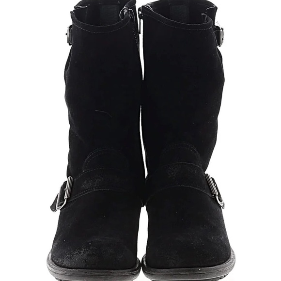 Paul Green Adison Boots Black Suede au 6 / us 8.5 NWOT - Picture 3 of 15